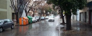 Día de lluvia y alertas meteorológicos