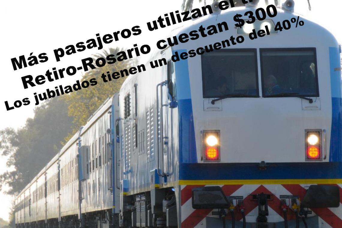 TREN ROSARINO: EN AGOSTO VIAJARON 8.000 PASAJEROS MÁS QUE EL AÑO PASADO