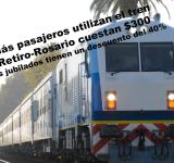 TREN ROSARINO: EN AGOSTO VIAJARON 8.000 PASAJEROS MÁS QUE EL AÑO PASADO