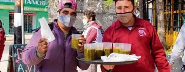 Gran sopa solidaria en Zona Oeste