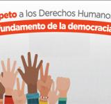 La democracia y los derechos humanos son las dos caras de nuestro contrato social