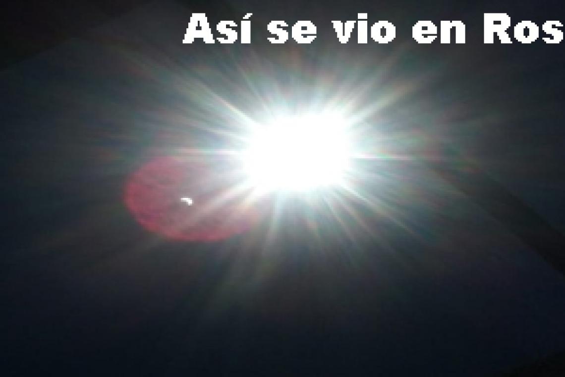 Eclipse solar, el país se paralizó ante el fenómeno astronómico del siglo.