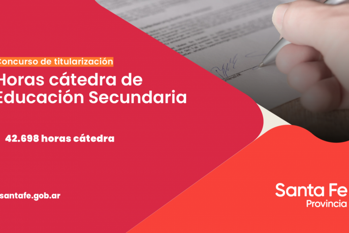 LA PROVINCIA AVANZA EN LA ESTABILIDAD LABORAL DE LAS Y LOS DOCENTES DE EDUCACIÓN SECUNDARIA