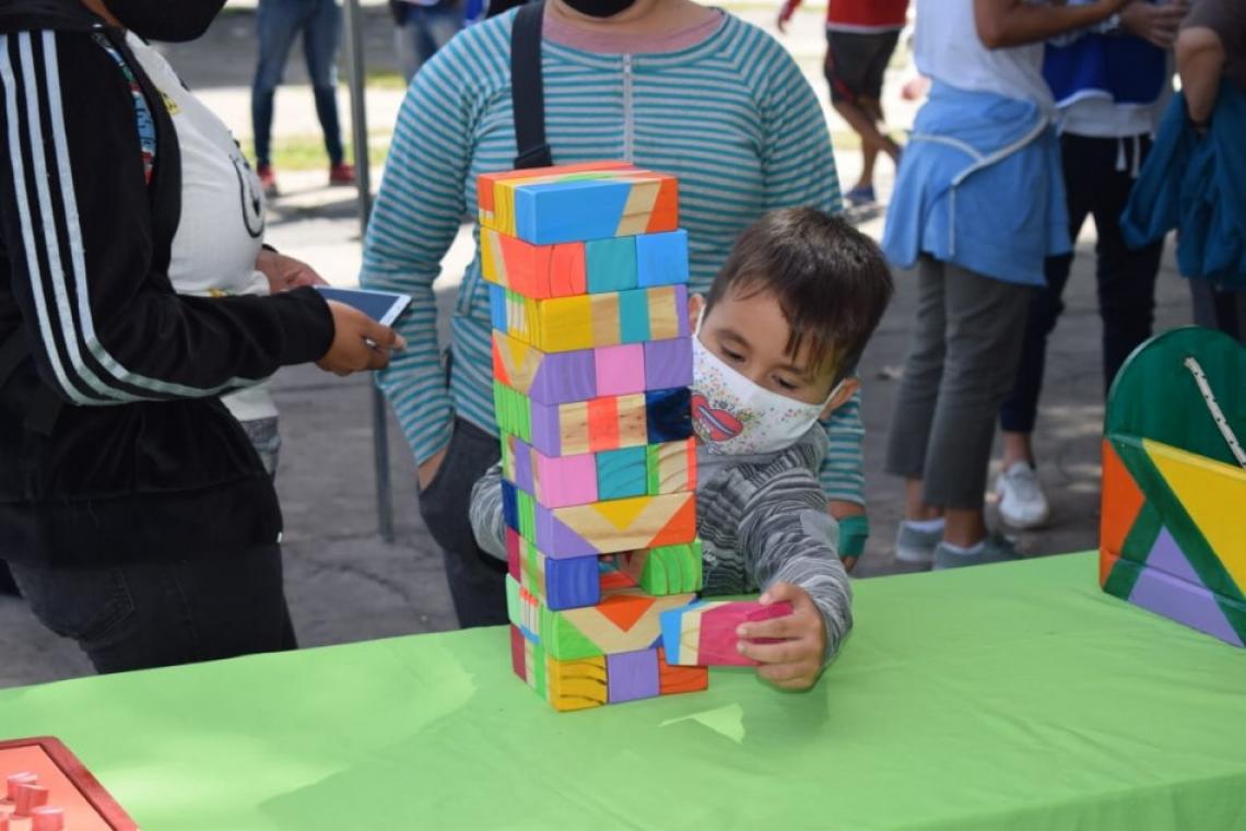 Nueva propuesta itinerante: Se presentó la primera Plaza de los Cuidados en el distrito Sur