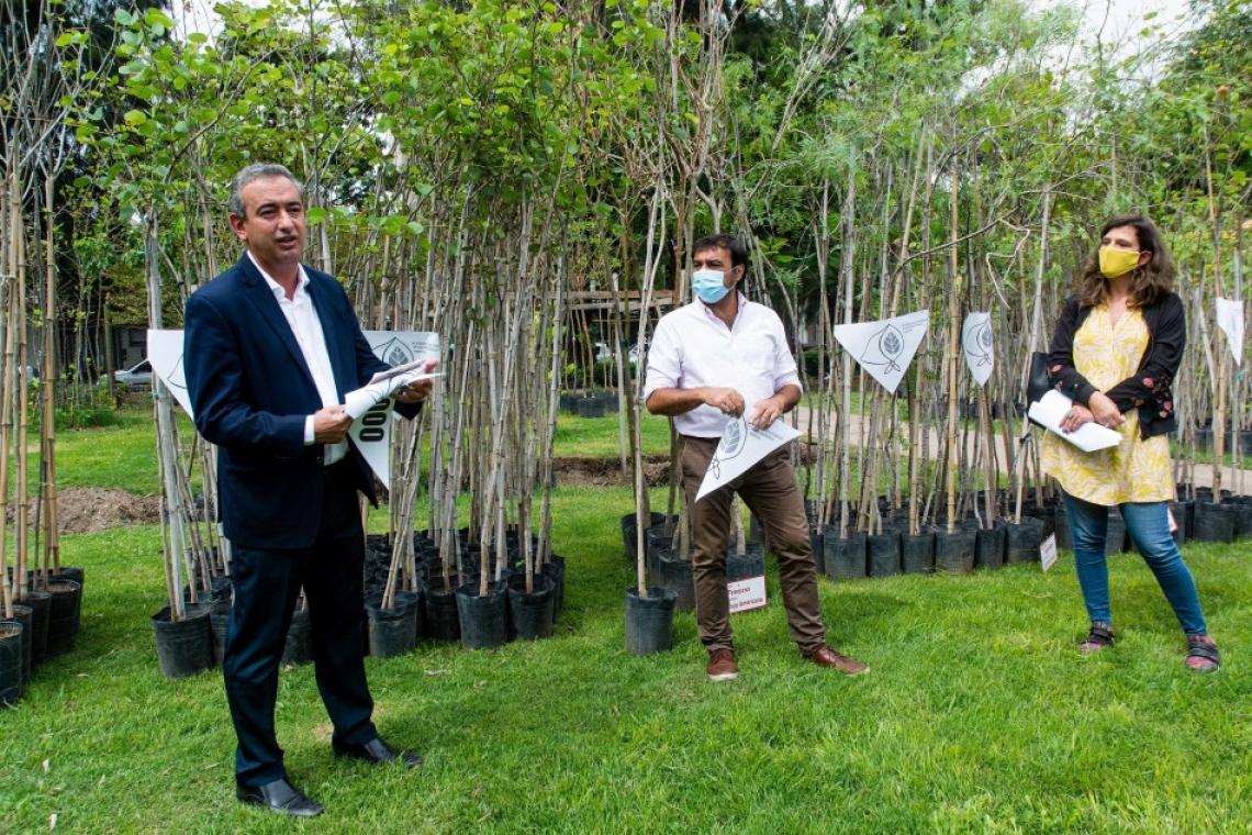 A 45 años del Golpe: el municipio entregó 200 árboles en el marco de una campaña de Abuelas
