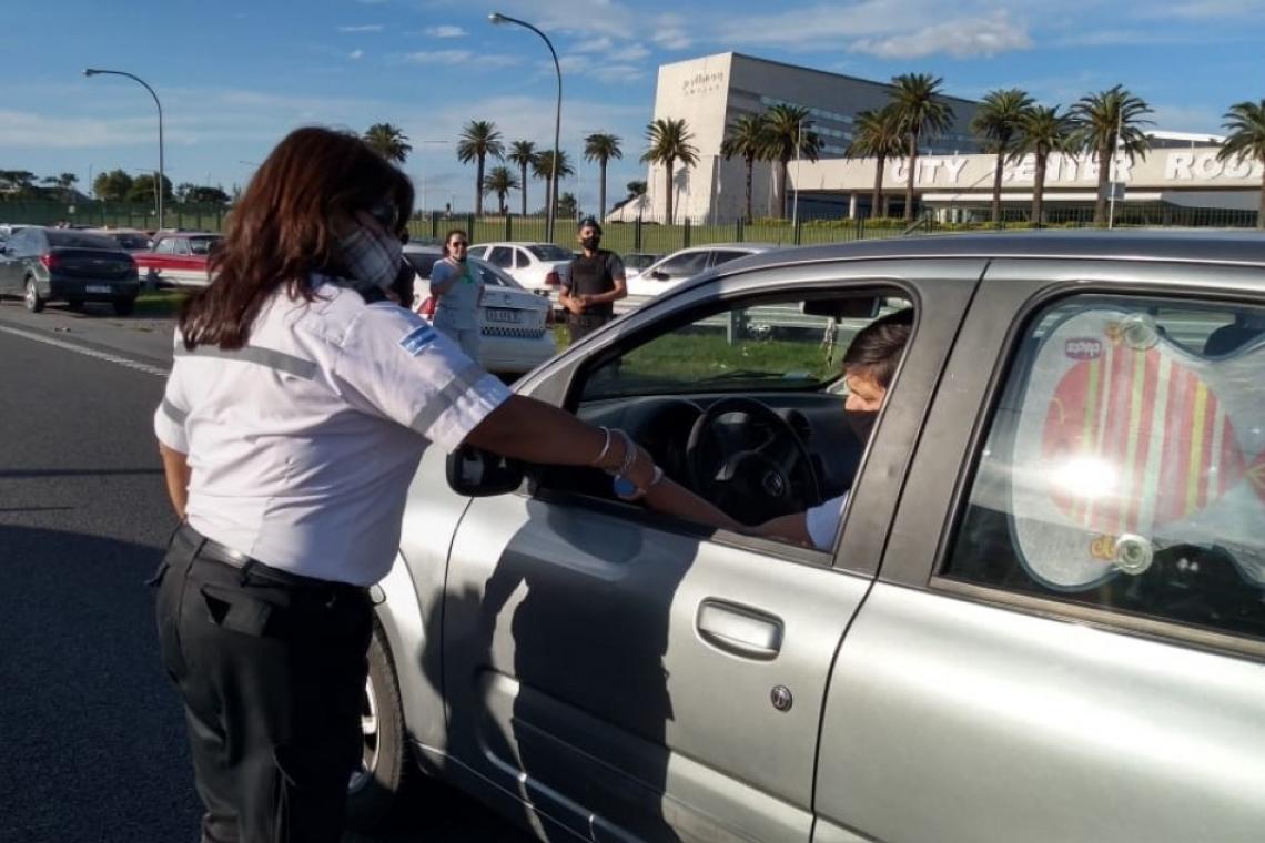 La Municipalidad controló los accesos a la ciudad al terminar el fin de semana largo
