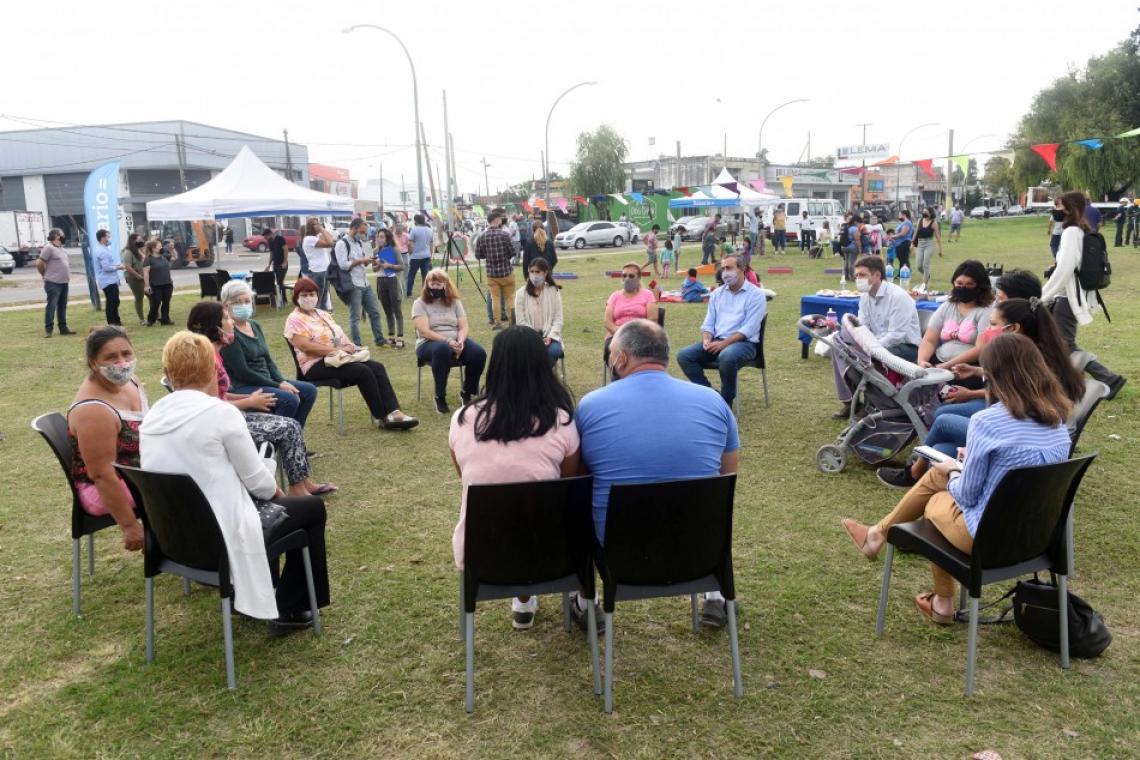 El municipio realizó un operativo barrial en Nuevo Alberdi y cumplió con un proyecto del Presupuesto Participativo