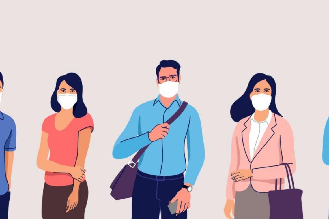 Coronavirus: el uso correcto del cubreboca sigue siendo una medida fundamental de prevención aún al aire libre