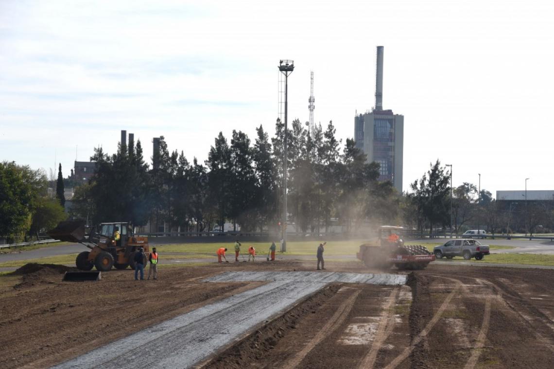El municipio construye un helipuerto de emergencias frente al Hospital de Niños Zona Norte