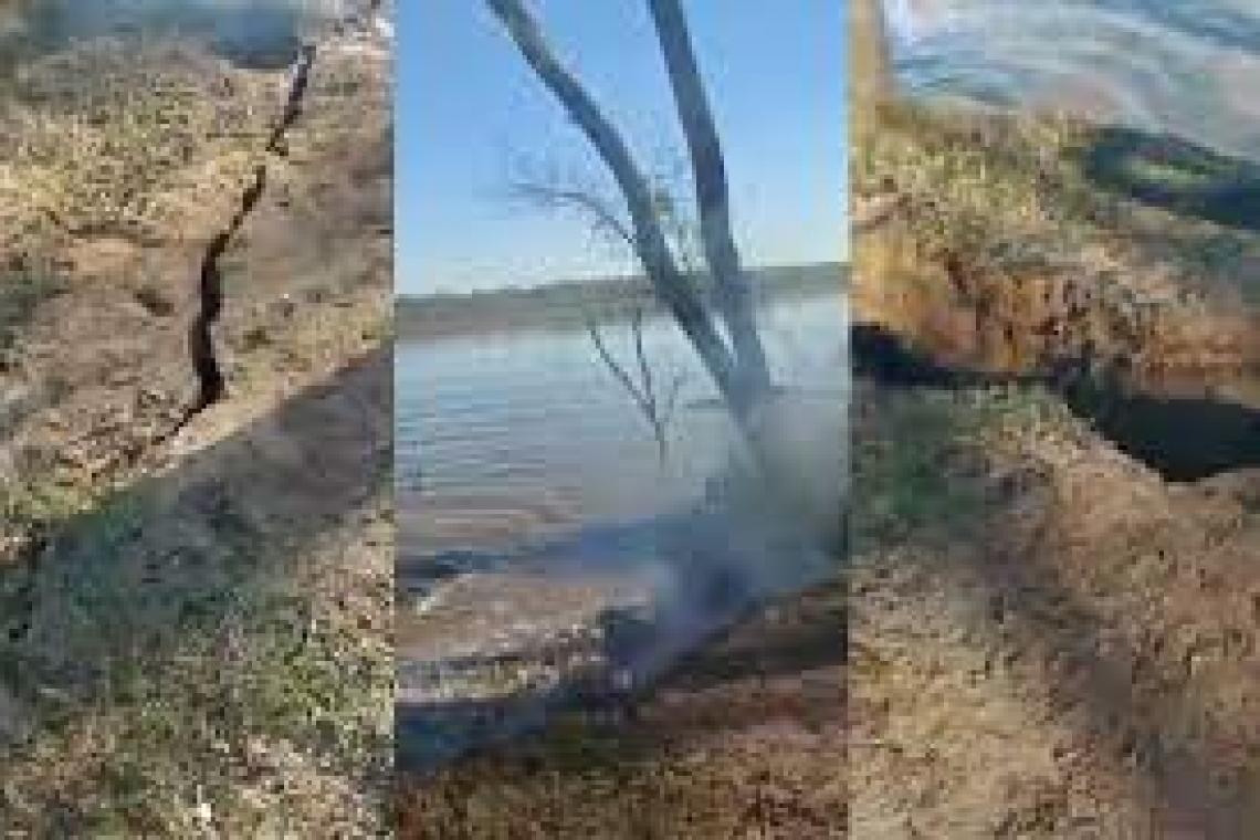 La provincia informa sobre el estado de situación de las barrancas del río Paraná