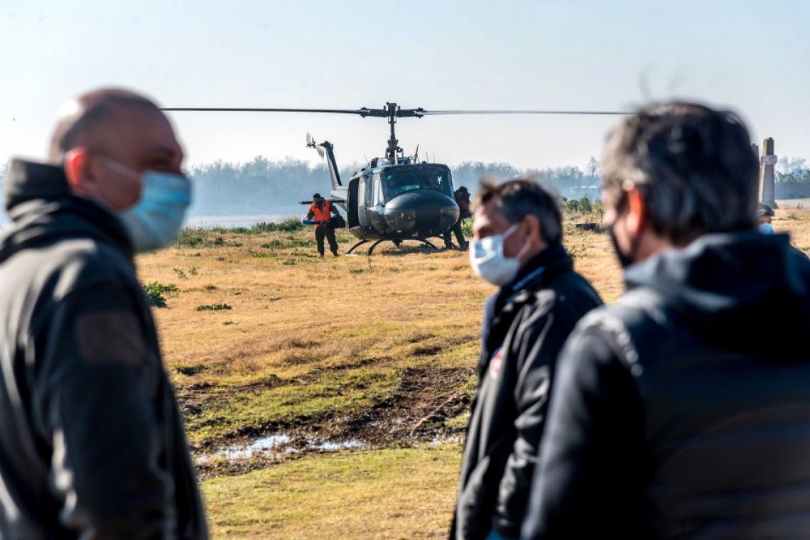 Rosario participa en la mesa de análisis y monitoreo de los incendios en las islas