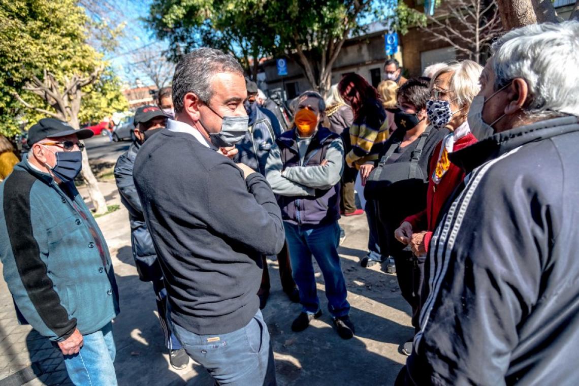 Barrio Matheu: el municipio comenzó la obra de pavimentación definitiva