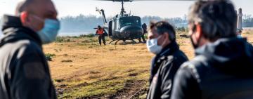 LA PROVINCIA PARTICIPA DE UN OPERATIVO CON ENTRE RÍOS Y BUENOS AIRES PARA COMBATIR LOS INCENDIOS EN EL DELTA DEL PARANÁ