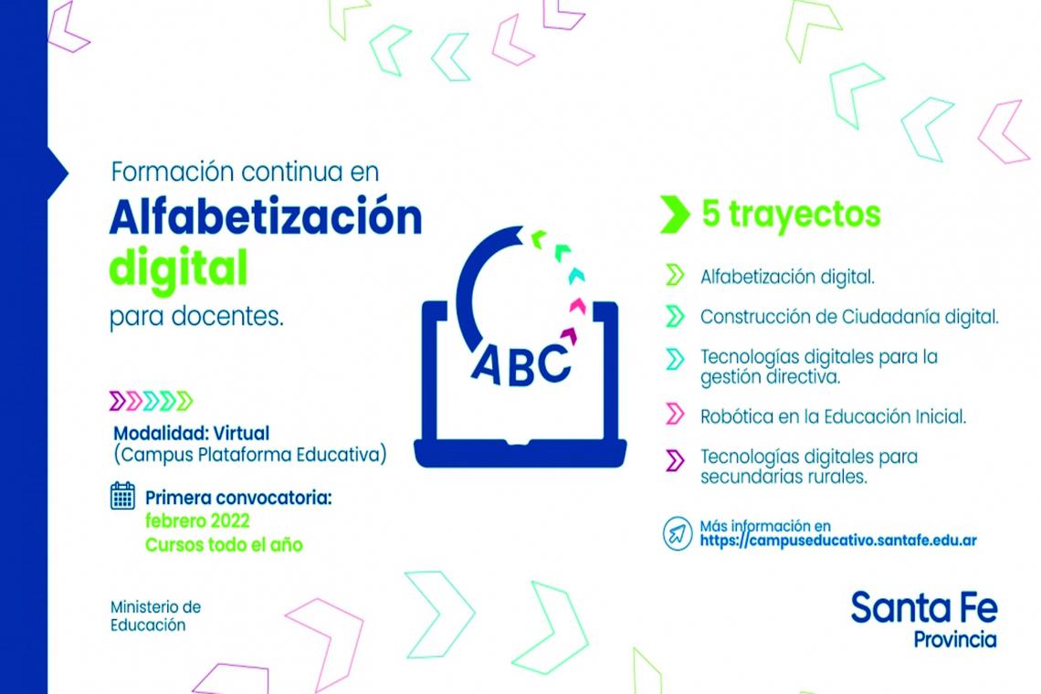 Más de mil docentes comenzaron la primera etapa del plan de formación en alfabetización digital