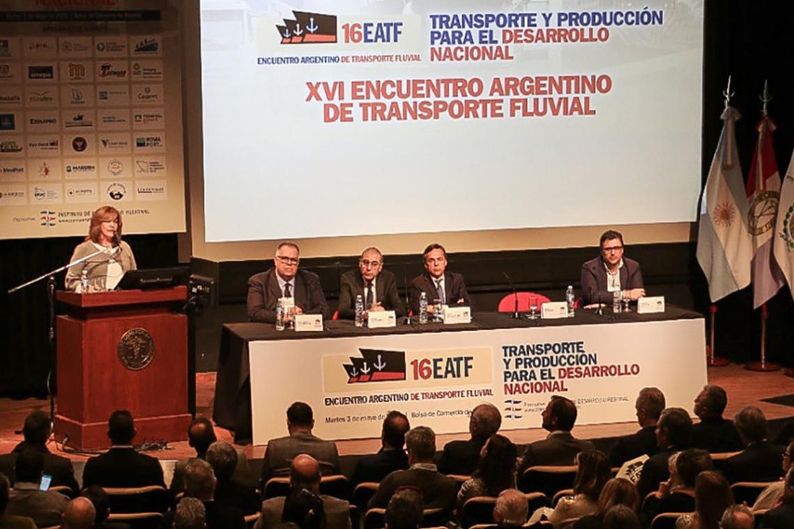 La provincia participó de la apertura del xvi encuentro argentino de transporte fluvial en ROSARIO