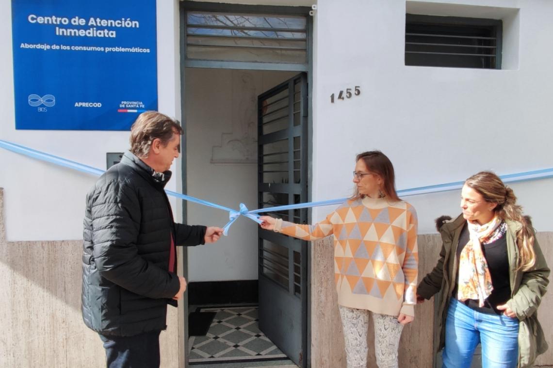 La provincia puso en funcionamiento un centro de atención inmediata para los consumos problemáticos en la ciudad de Rosario