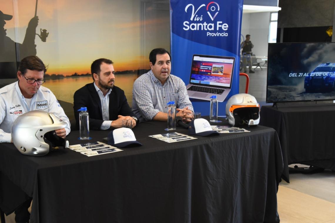 LA PROVINCIA ACOMPAÑÓ LA PRESENTACIÓN DEL RALLY DEL JAAUKANIGÁS EN ROSARIO