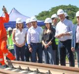 EL GOBERNADOR RECORRIÓ LAS OBRAS DEL CIRCUNVALAR SANTA FE