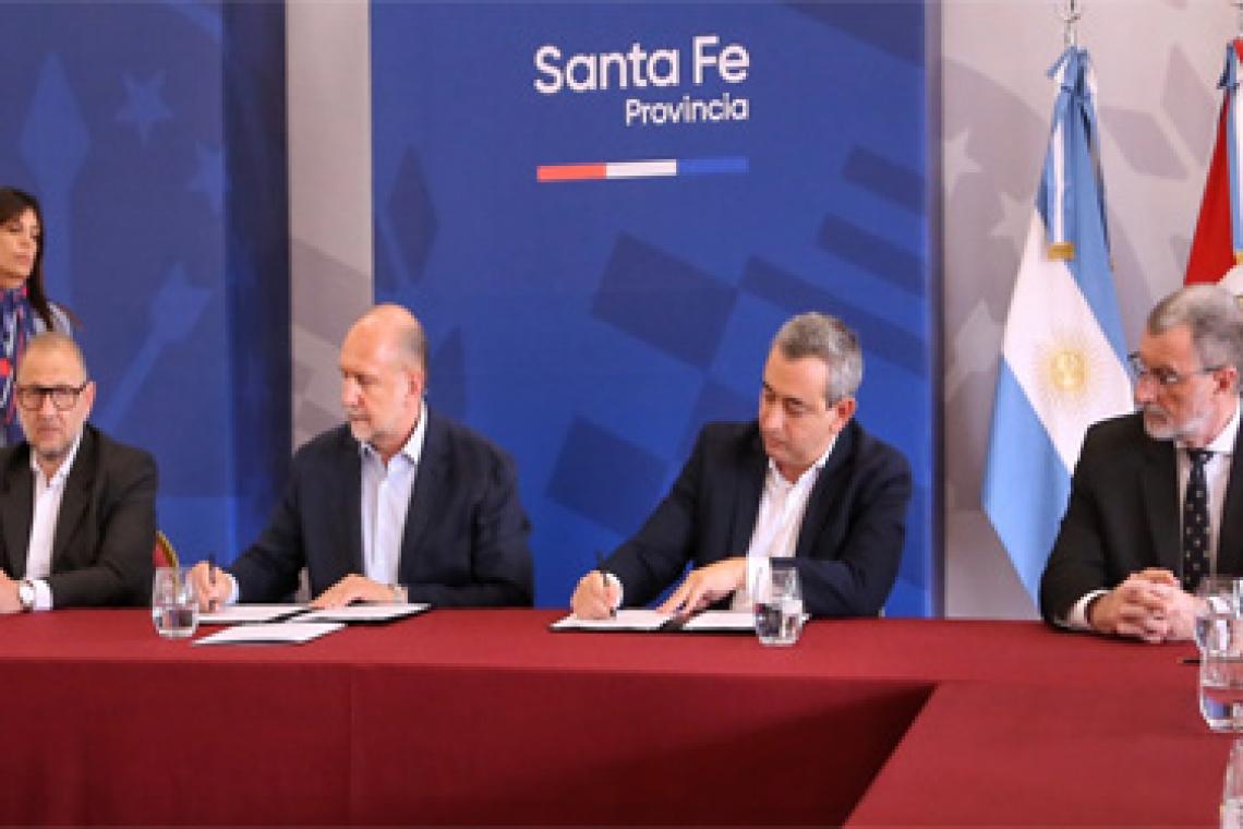 CONVENIO PARA LA PUESTA EN MARCHA DE TRES CENTROS OPERATIVOS POLICIALES EN ROSARIO