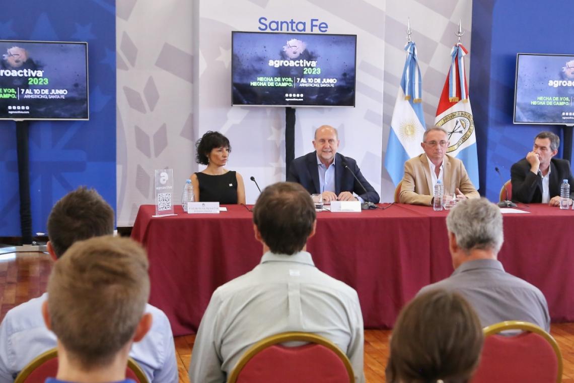 EL GOBERNADOR PARTICIPÓ DEL LANZAMIENTO DE LA MUESTRA AGROACTIVA 2023