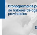 La provincia dio a conocer el cronograma de pago de haberes correspondiente a febrero