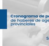 La provincia dio a conocer el cronograma de pago de haberes correspondiente a mayo de 2023