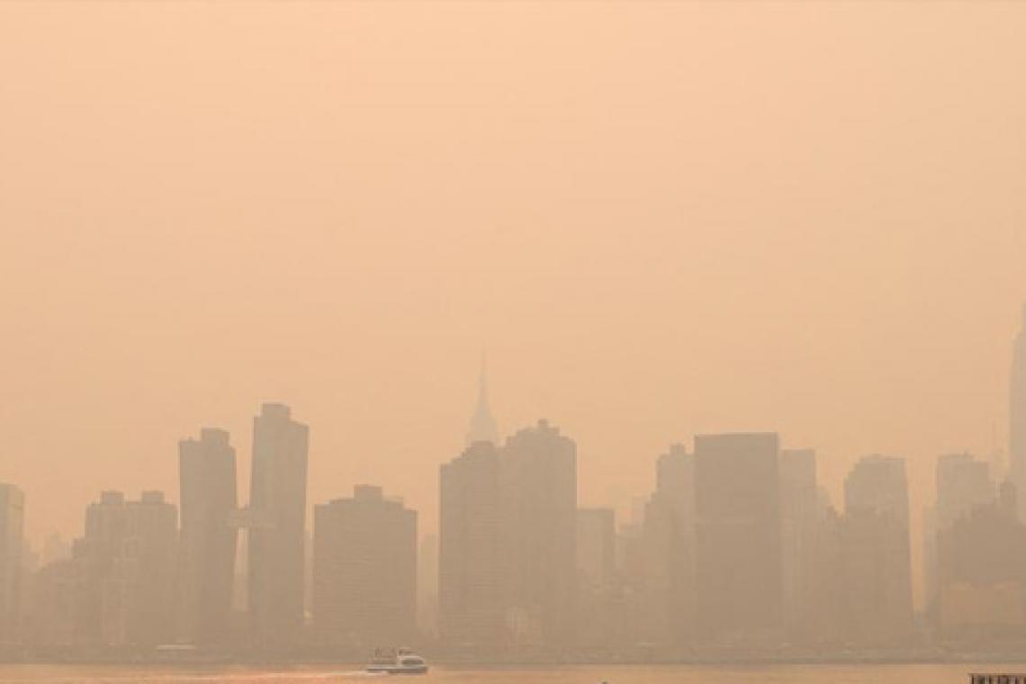 Nueva York se cancelan las actividades al aire libre por la mala calidad del aire