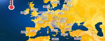 Informe de la ONU revela que Europa se está calentando dos veces más rápido que el promedio global
