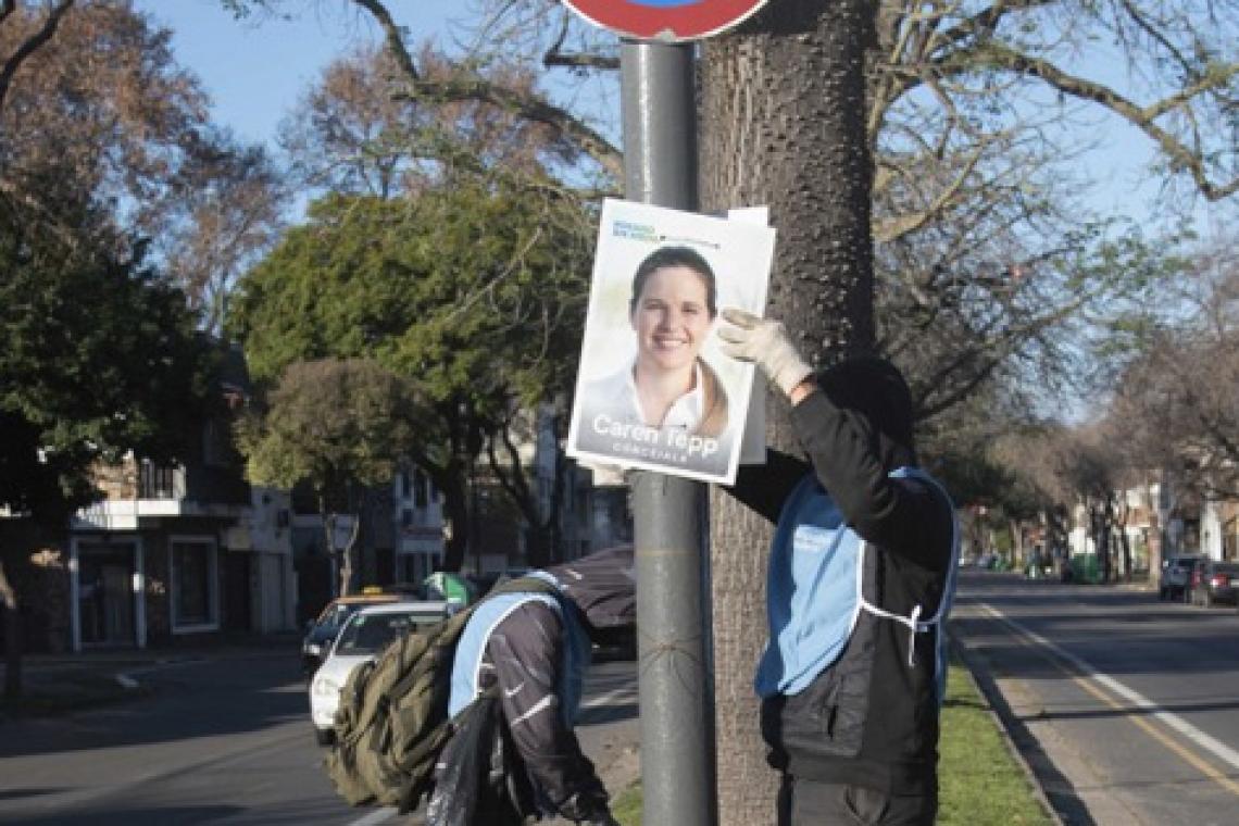 El municipio realiza el operativo de limpieza post elecciones