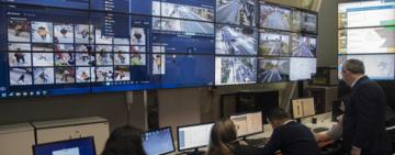 Javkin inauguró el nuevo Centro de Monitoreo con cámaras de inteligencia artificial y tecnología integrada