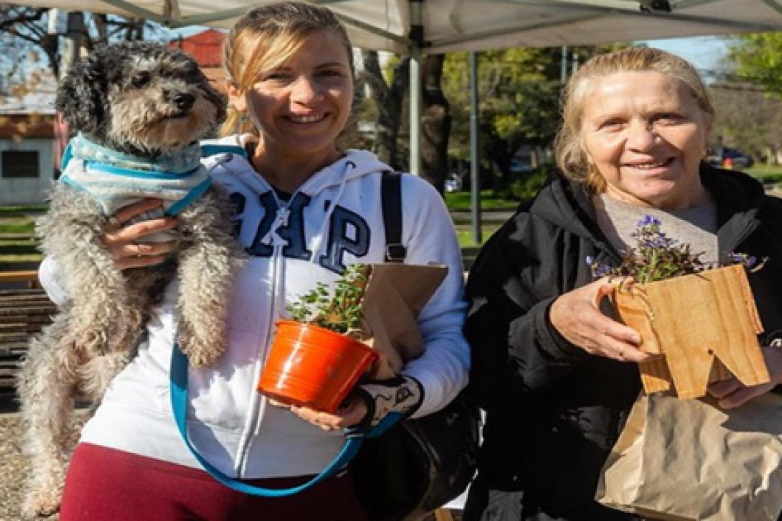 Plaza Buratovich será escenario de un nuevo canje de reciclables