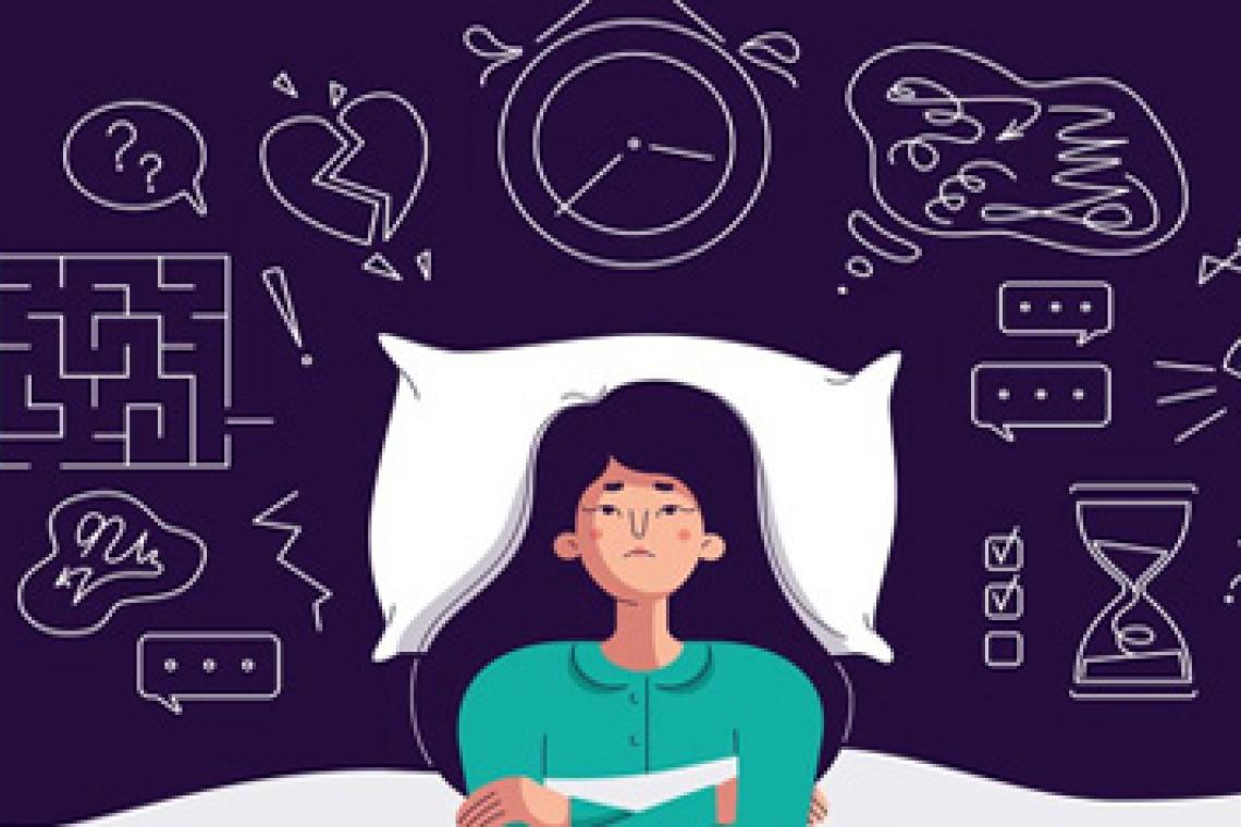 Cómo lo que pensamos antes de dormir afecta la calidad del sueño