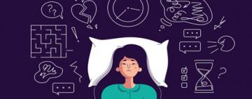 Cómo lo que pensamos antes de dormir afecta la calidad del sueño