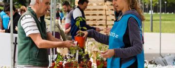 El viernes 24 llega el canje de reciclables a plaza Alberdi