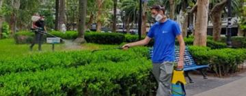 El municipio continúa con operativos de fumigación en espacios verdes