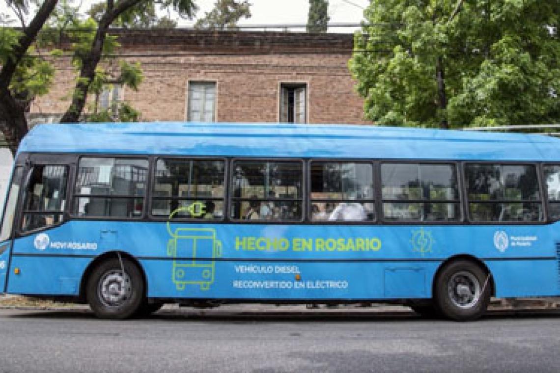 Se sumó el cuarto coche reconvertido en eléctrico a la flota de la Línea K