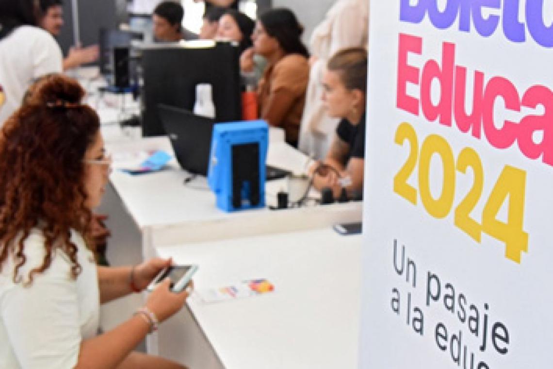 Boleto Educativo 2024: la primera semana ya sumó más de 100 mil inscriptos