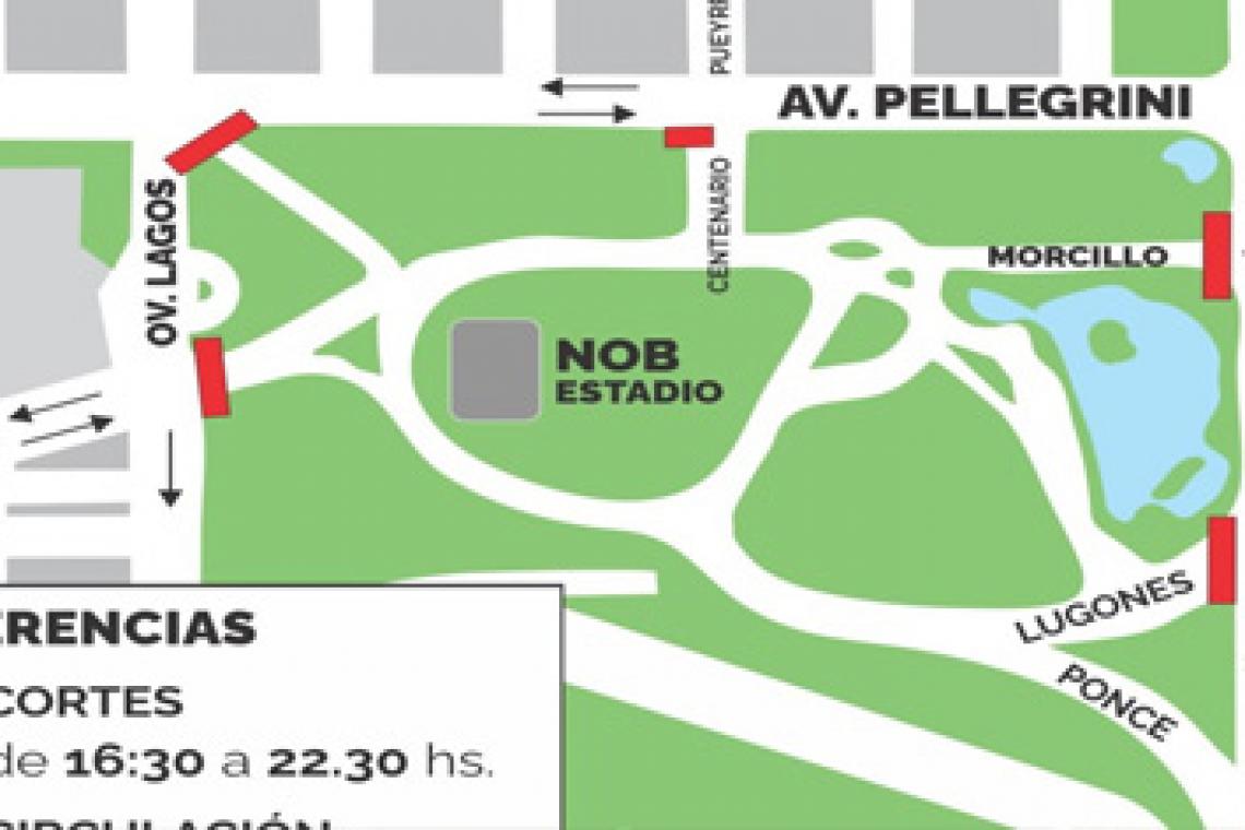 Por el Clásico habrá cortes y desvíos en el Parque Independencia