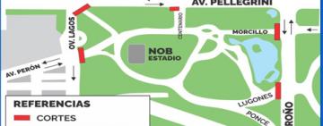 Por el Clásico habrá cortes y desvíos en el Parque Independencia