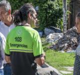 Dengue: Javkin supervisó un nuevo operativo casa por casa en Empalme Graneros