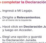 Cómo se carga la Declaración Jurada de Prestación de Servicios