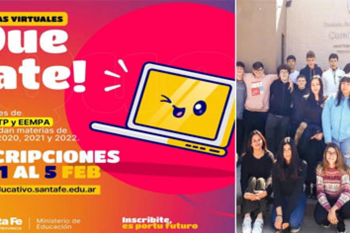 En febrero comienza una nueva inscripción al programa “Quedate” para terminar el secundario