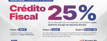 Alivio fiscal para el comercio santafesino