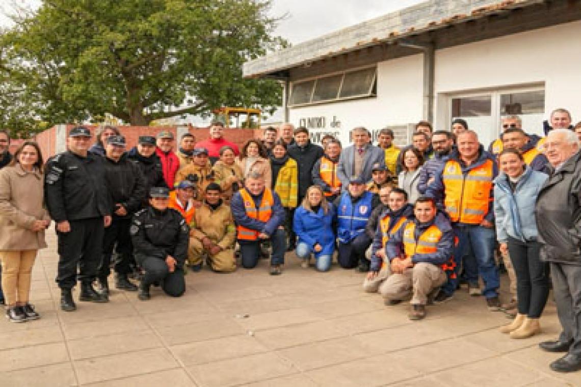  “La ciudad se recupera de la mejor manera posible gracias a las obras que Provincia llevó adelante”