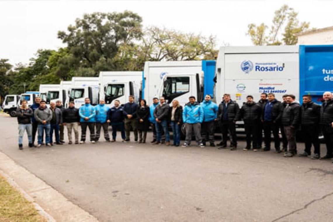 El municipio sumó 11 vehículos para reforzar la higiene urbana de la ciudad