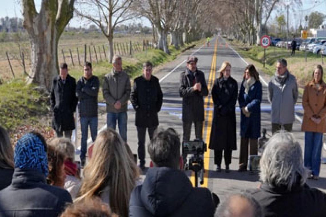 Pullaro dejó habilitada la nueva conexión vial entre Pérez y Soldini: una obra clave para la región