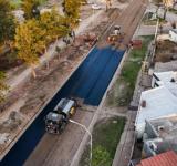 El Gobierno Provincial continúa con su plan de inversión vial y avanza en la pavimentación del acceso a Frontera