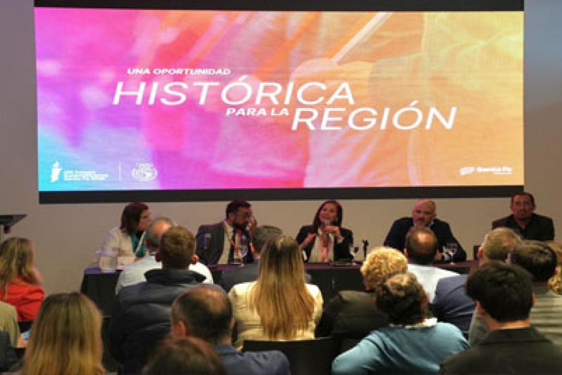 Provincia presentó los Juegos Suramericanos Santa Fe 2026 en la Feria Internacional de Turismo