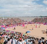 Con un festival al aire libre en Rosario, Provincia pone en marcha la cuenta regresiva hacia los Juegos Suramericanos y presenta la mascota oficial