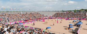 Con un festival al aire libre en Rosario, Provincia pone en marcha la cuenta regresiva hacia los Juegos Suramericanos y presenta la mascota oficial